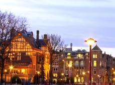 Amaneciendo en Amsterdam
