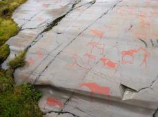 Plato con salmón ahumado