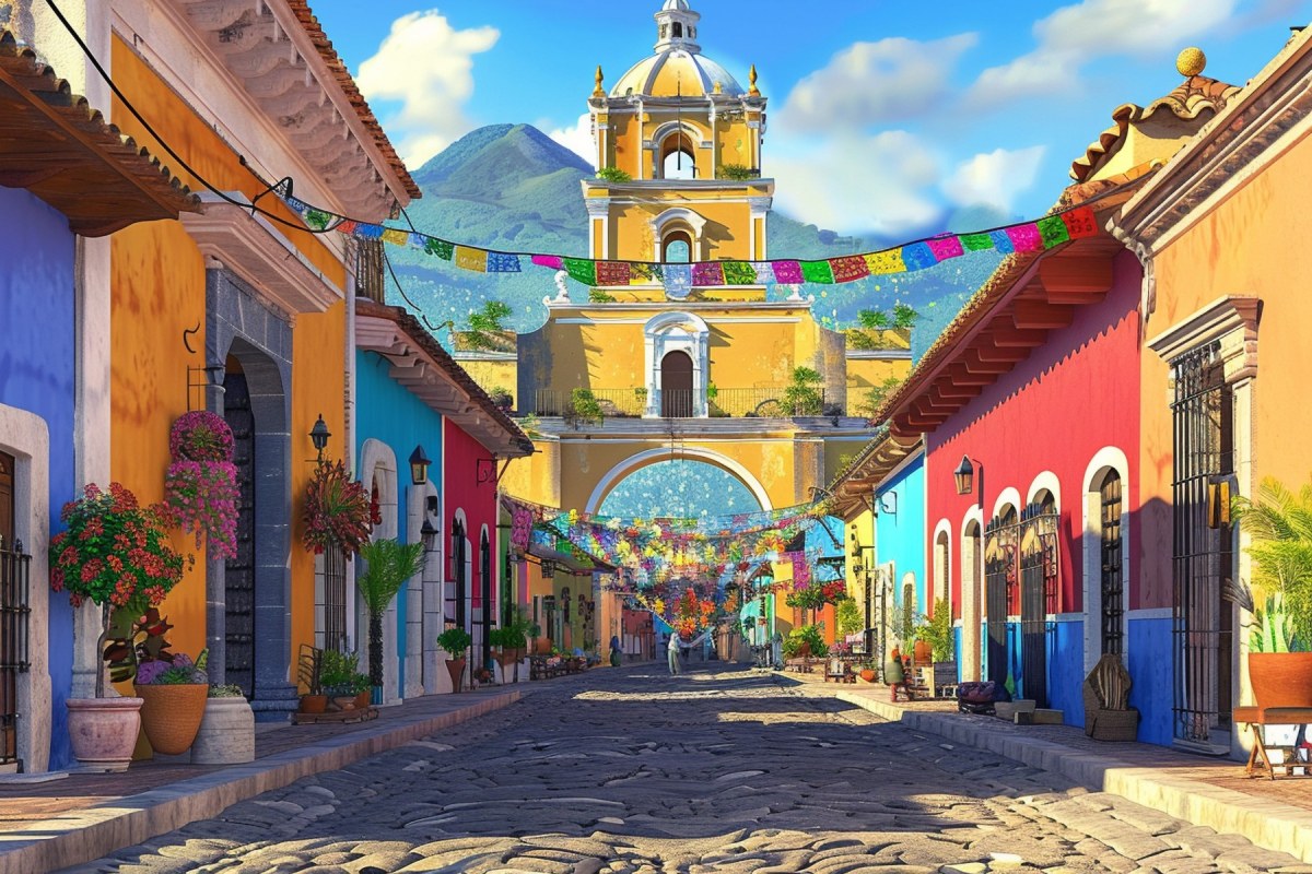 Antigua ciudad la muy noble y muy leal ciudad de Santiago de los Caballeros de Guatemala.