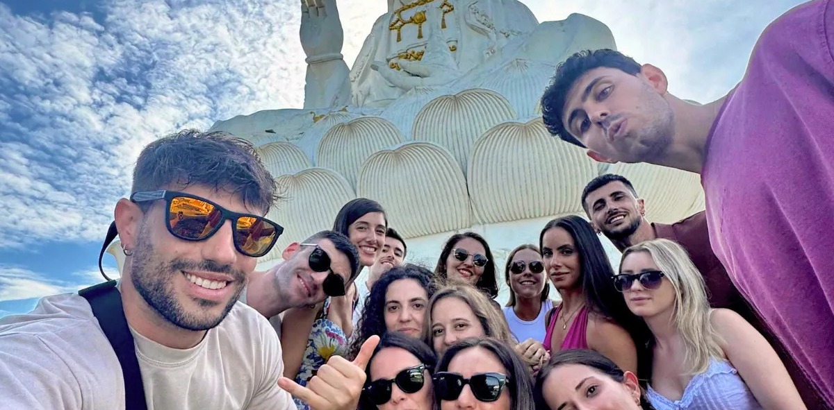 Viajeros jóvenes en Tailandia