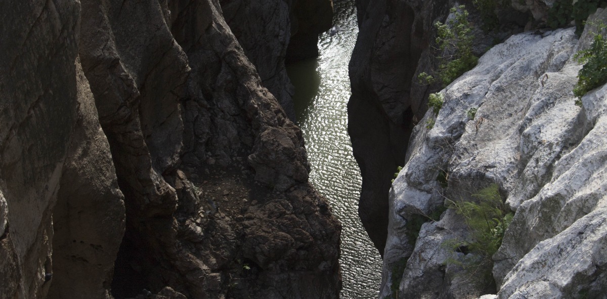 Cañón de un rio