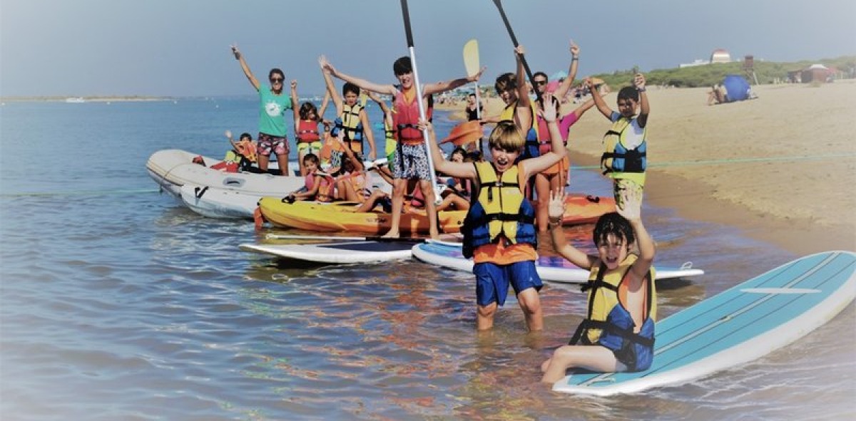 Doñana multiaventura acuática con niños