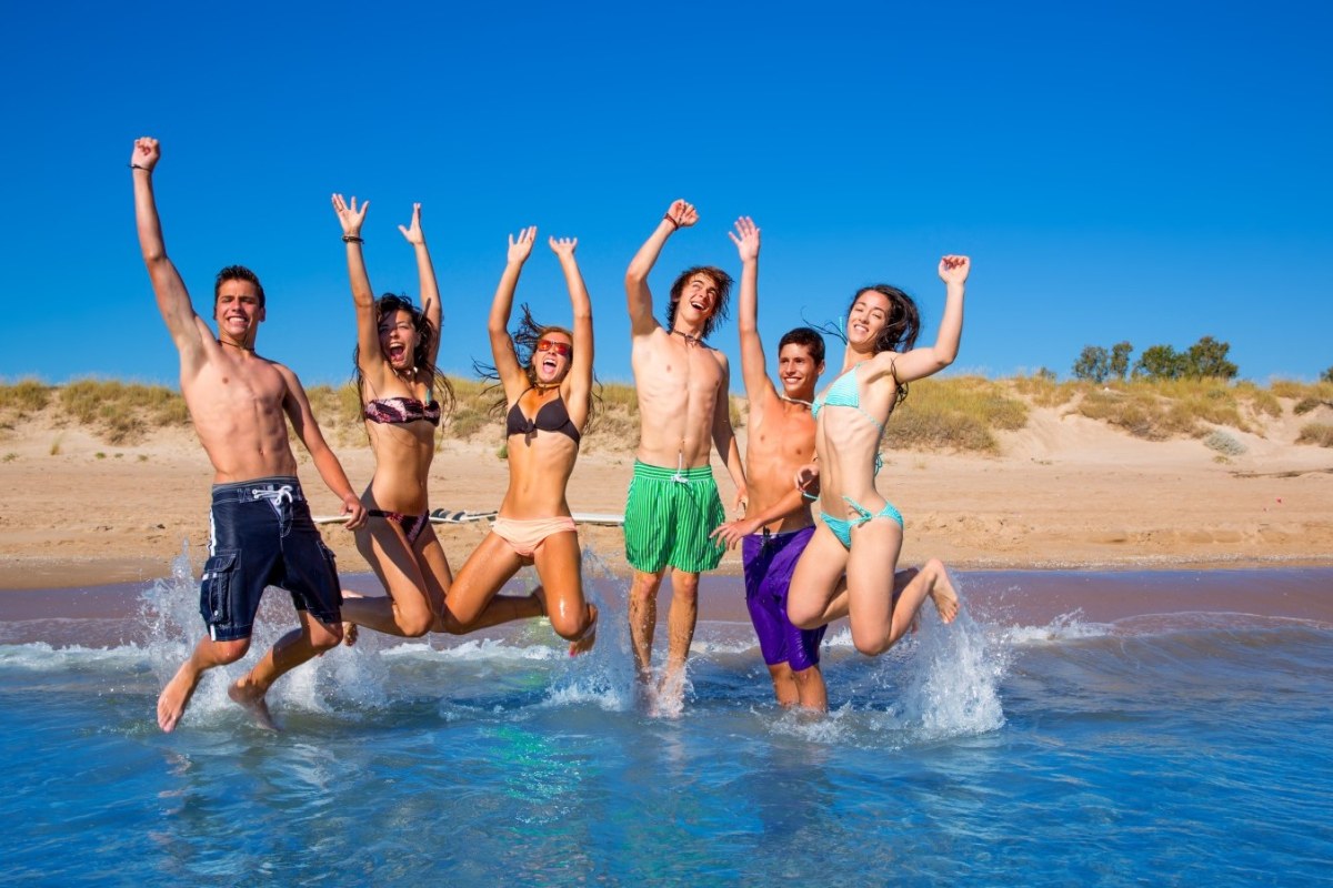 Amigos en la Playa de los Narejos