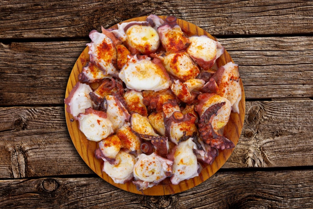 Plato de pulpo a feira