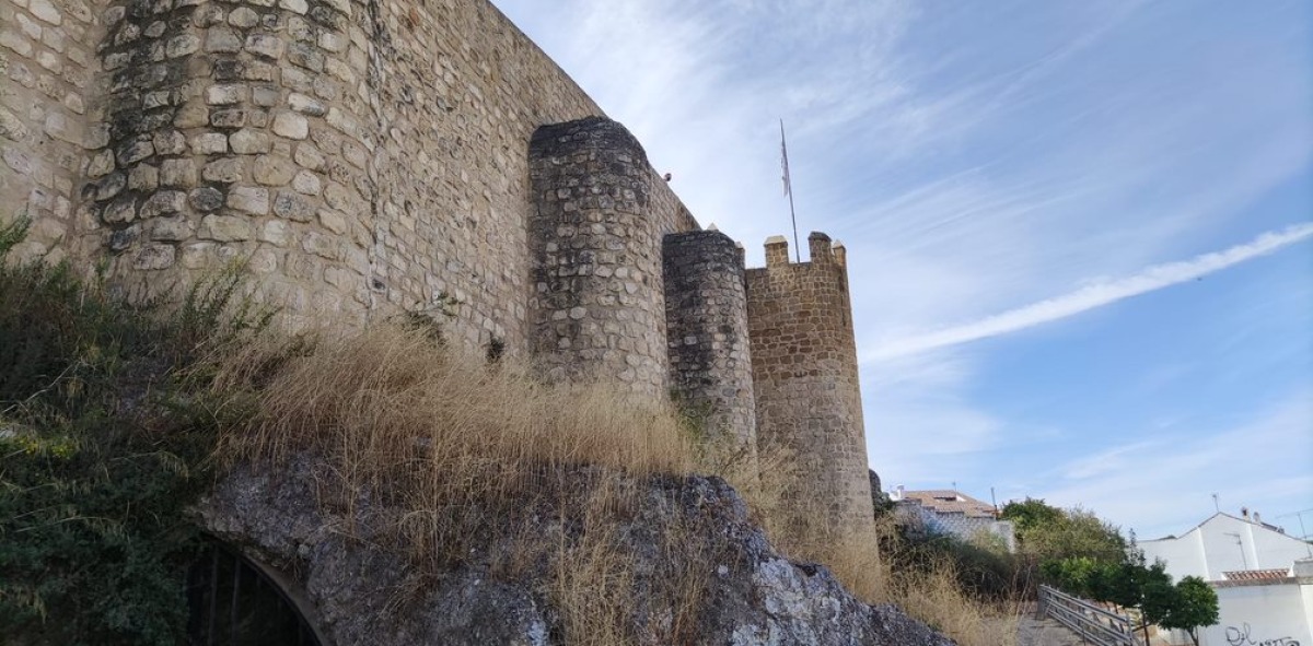 Muralla de un castillo antiguo