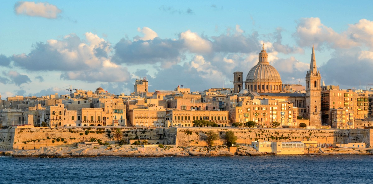 Vistas a la Valletta desde el crucero