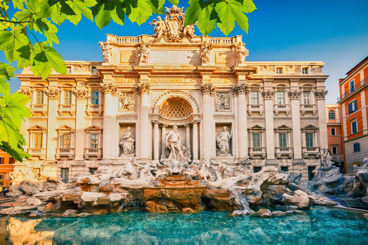 Panorámica de la Fontana de Trevi