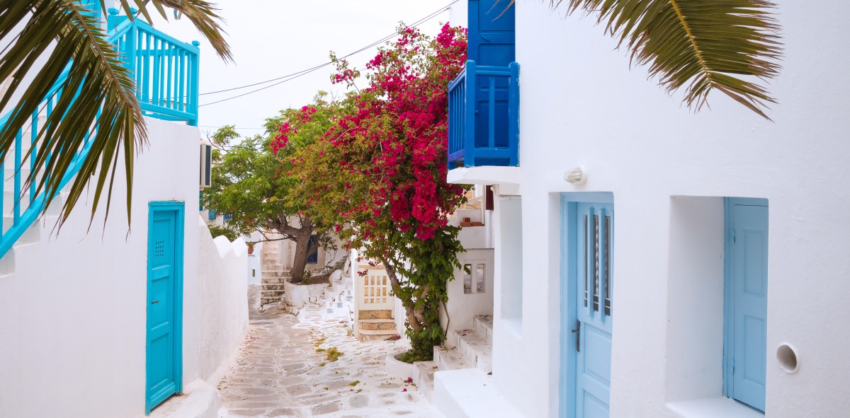Por las calles de Mikonos