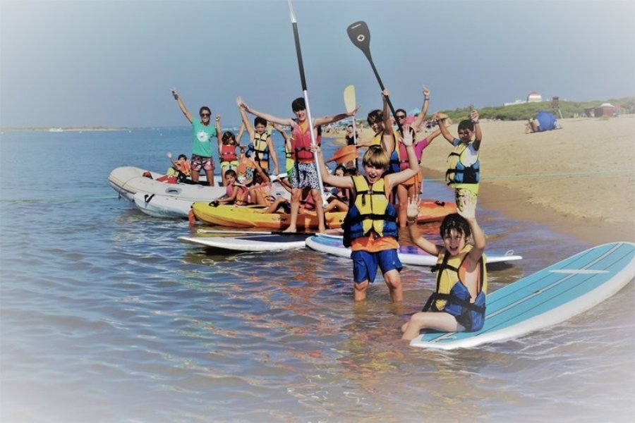 Doñana multiaventura acuática con niños