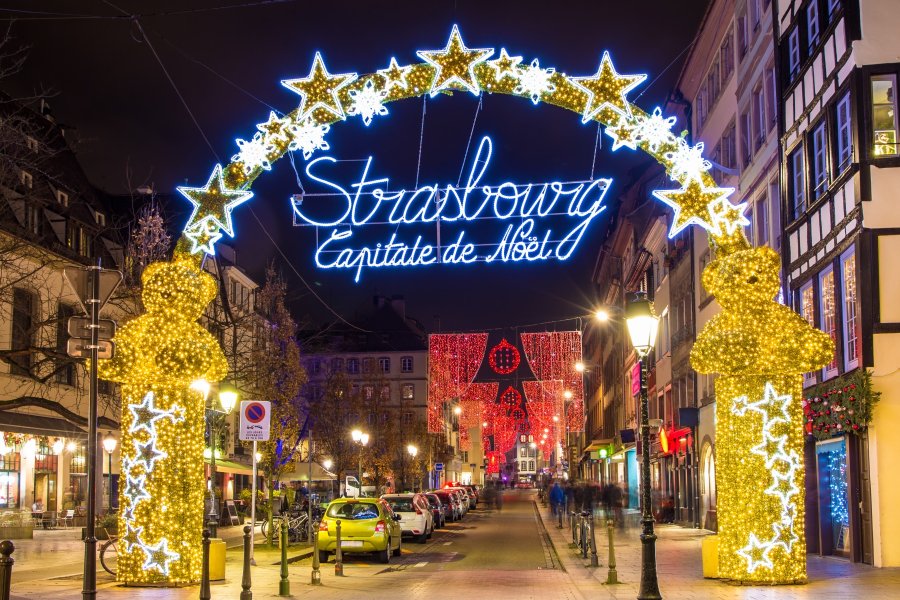 Cartel de Estrasburgo de Navidad