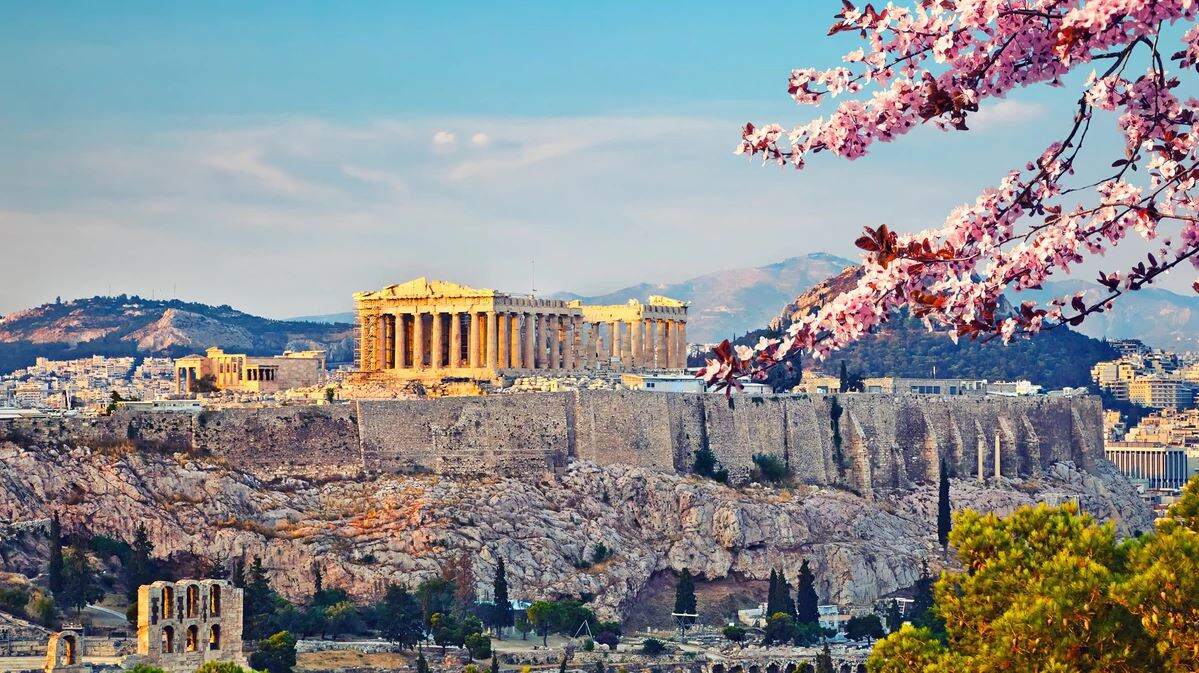 Vistas del Acropolis de Atenas