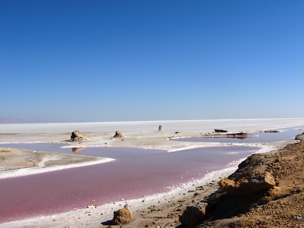 Lago salado de Chott Jerid
