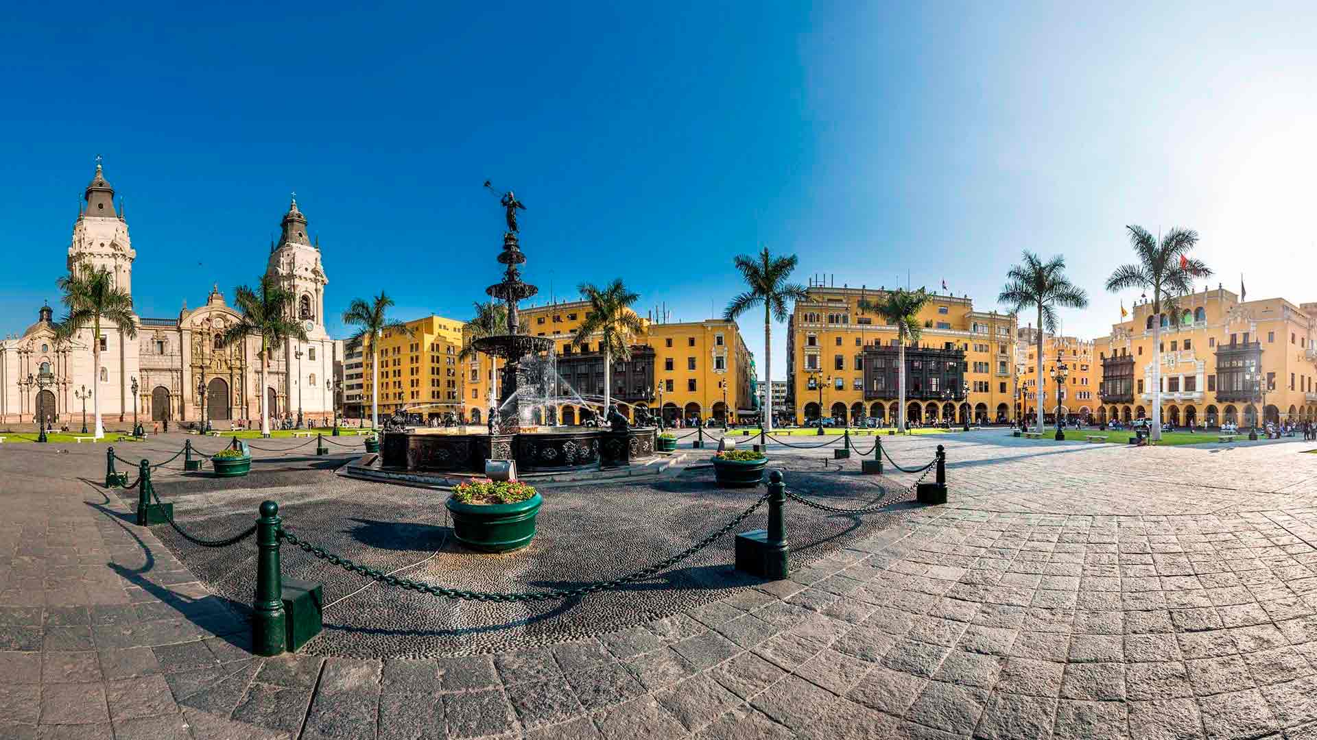 Plaza de Armas en Lima