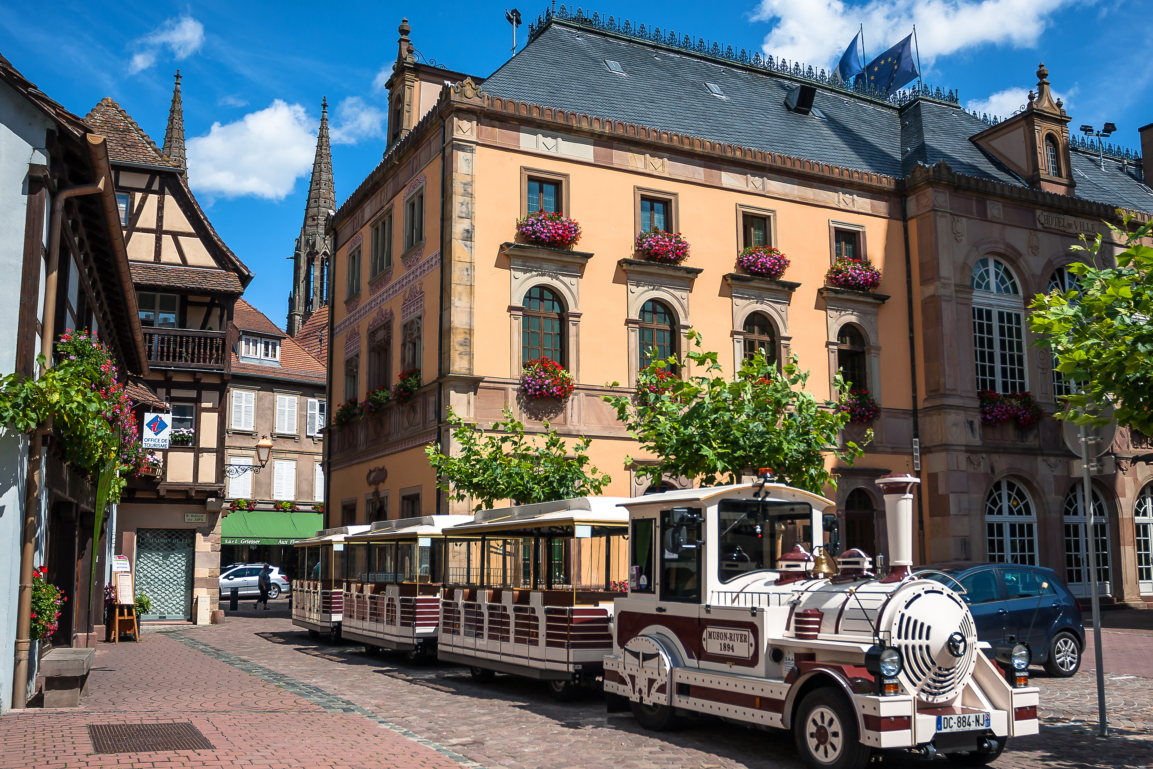 Tren turistico en Obernai