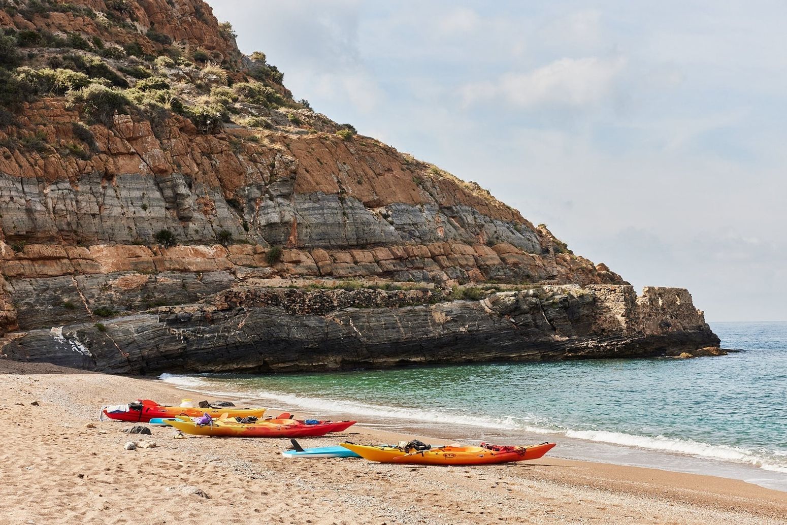 Kayak en El Portús