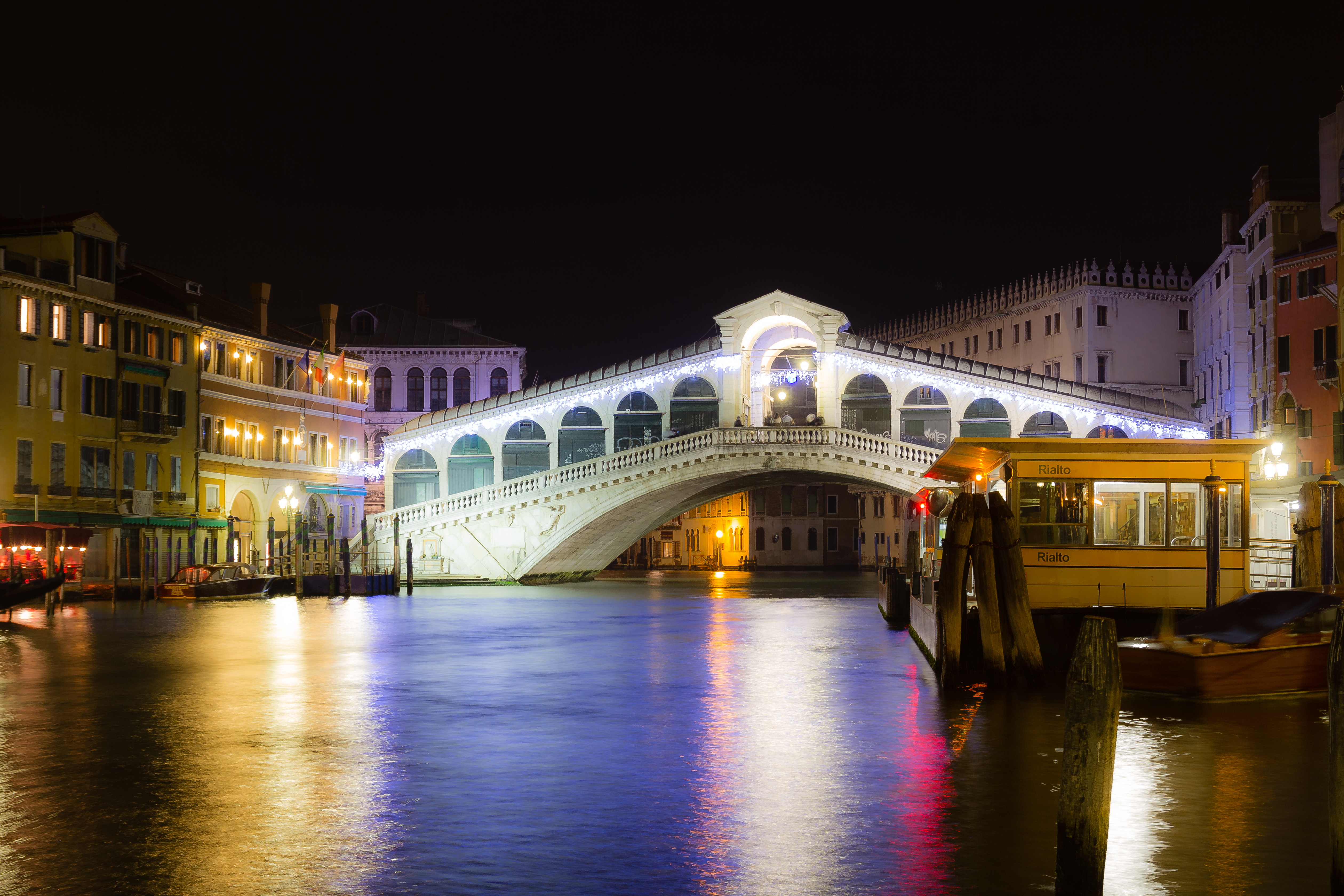 Puente de Venecia en Navidad