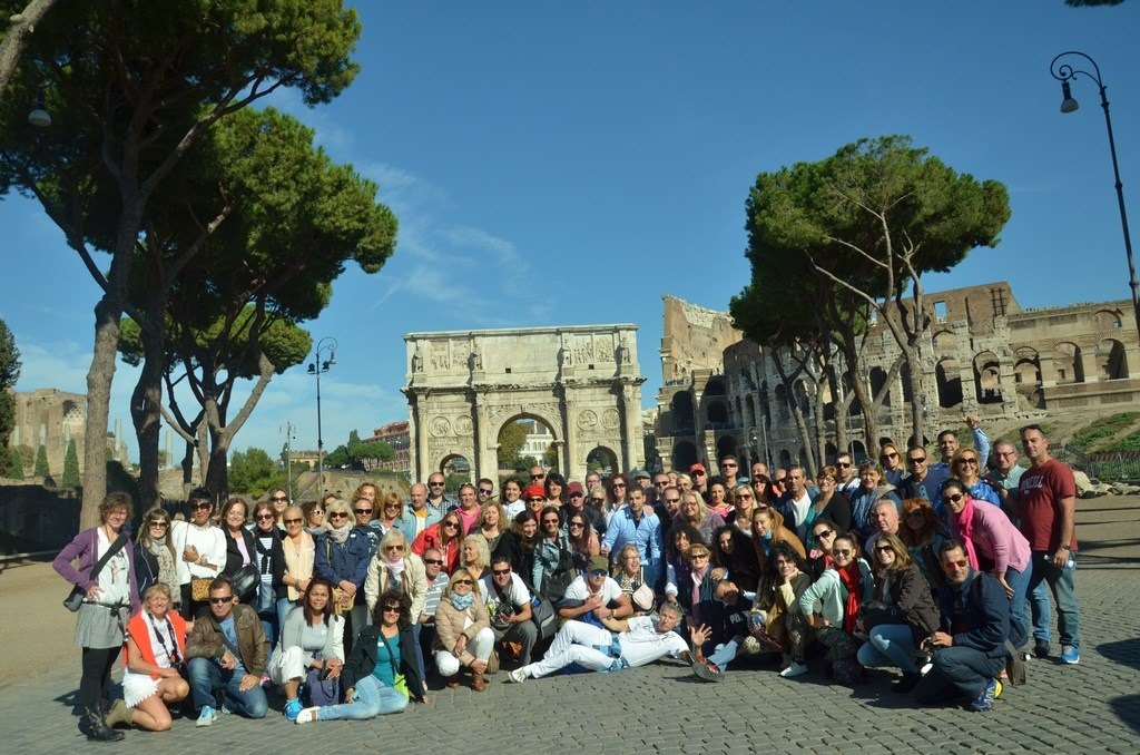 Grupo en ciudad