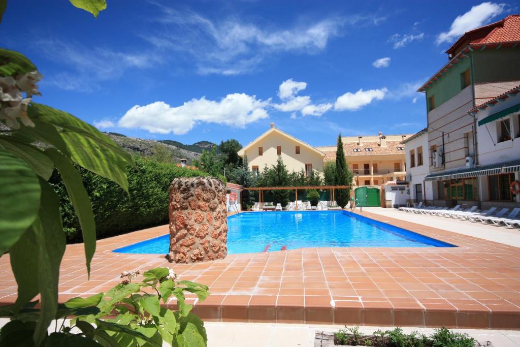 Piscina del Hotel rural de montaña en Cazorla