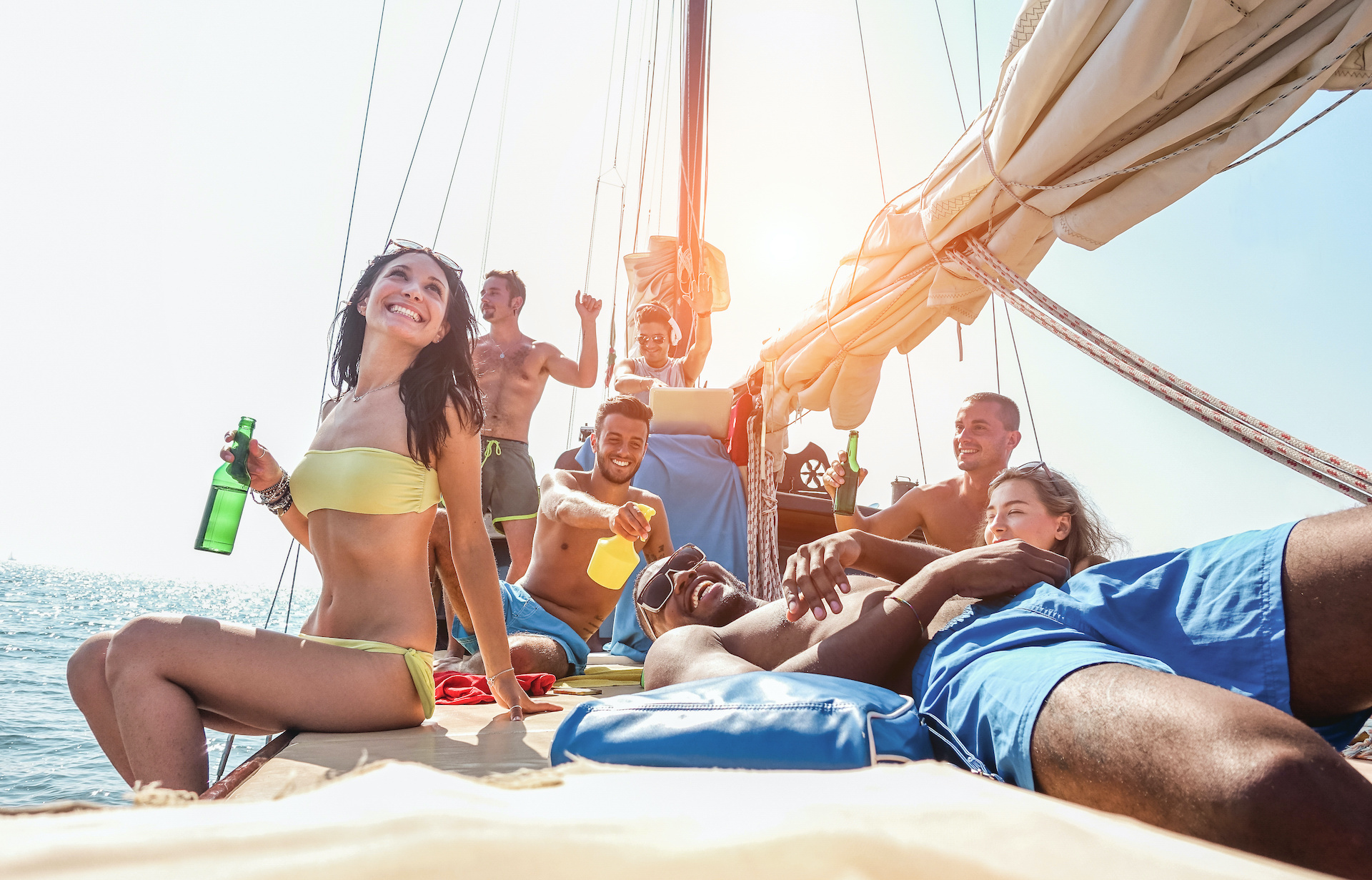 Fiesta en velero