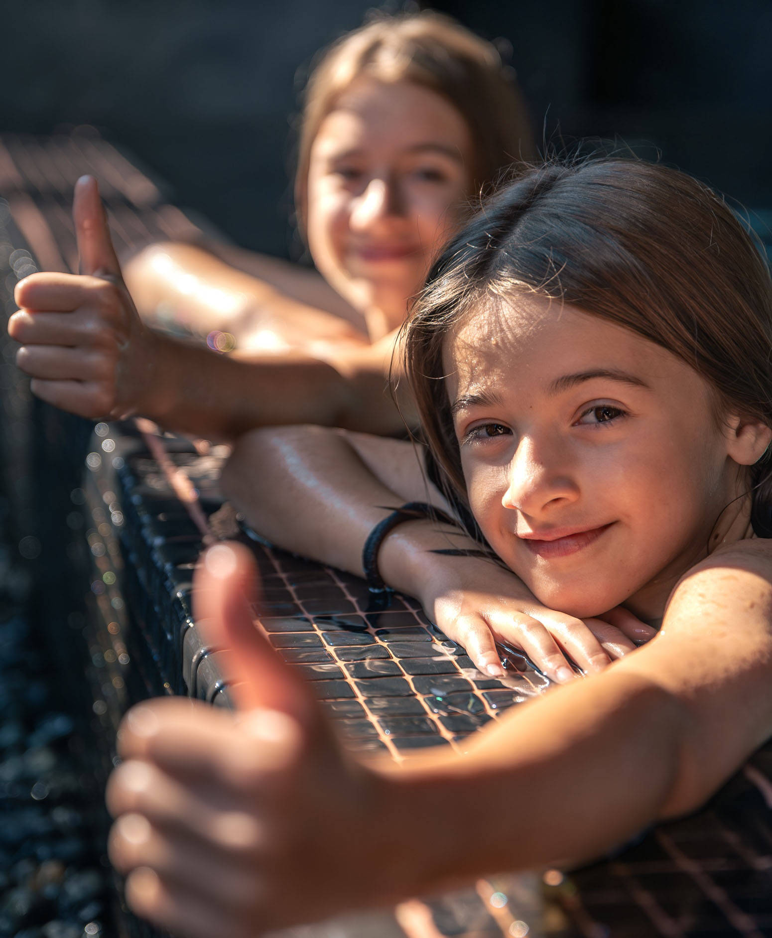 Niños en campamento