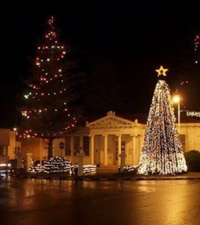 Arboles de Navidad en Nicosia