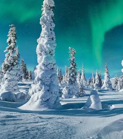 paisaje artico de finlandia
